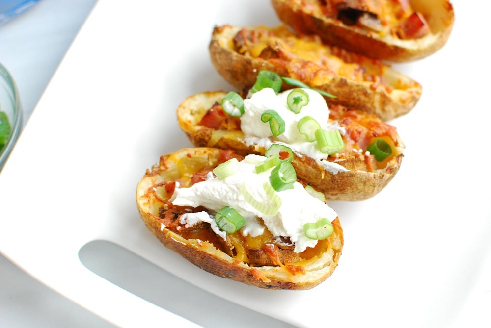 Loaded Air Fryer Potato Skins
